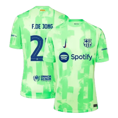 Barcelona F.DE JONG #21 Third Away Jersey - UCL Edition - gojersey