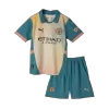 Manchester City Fourth Away Soccer Jersey Kit Kids(Jersey+Shorts)- Definitely City (UCL) - gojersey