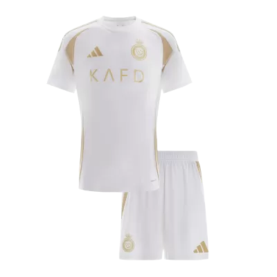 Al Nassr Third Away Soccer Jersey Kit Kids(Jersey+Shorts) - gojersey