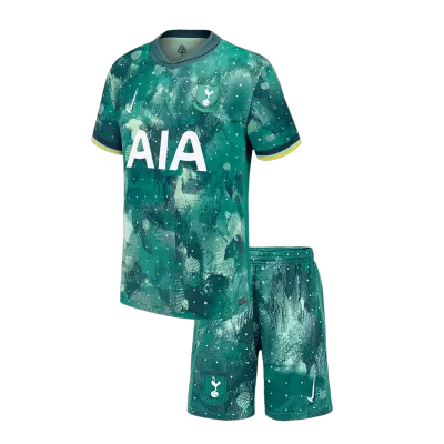 Tottenham Hotspur Third Away Soccer Jersey Kit Kids(Jersey+Shorts) - gojersey