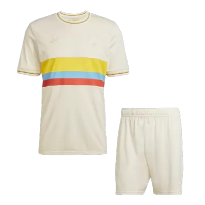 Colombia Soccer Jersey Kit (Jersey+Shorts) - 100th Anniversary - gojersey