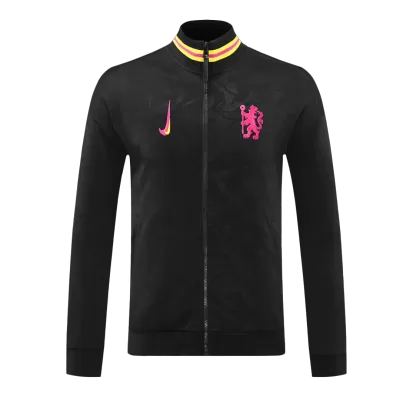Chelsea Training Jacket Black - gojersey