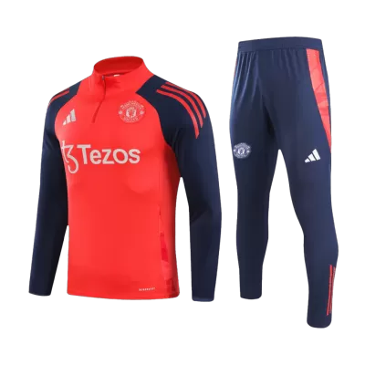 Kid's Manchester United Zipper Sweatshirt Kit(Top+Pants) - gojersey