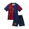 Barcelona Home Soccer Jersey Kit Kids(Jersey+Shorts) - COLDPLAY - gojersey