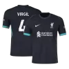 Liverpool VIRGIL #4 Away Soccer Jersey Authentic - gojersey