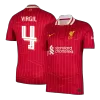 Liverpool VIRGIL #4 Home Soccer Jersey - UCL Edition - gojersey