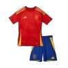 Spain Home Jersey Kit EURO Kids(Jersey+Shorts) - gojersey