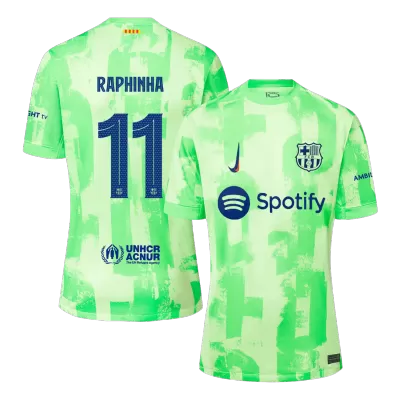 Barcelona RAPHINHA #11 Third Away Jersey - UCL Edition - gojersey