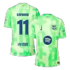 Barcelona RAPHINHA #11 Third Away Jersey - UCL（Spotify Logo Without Text） - gojersey