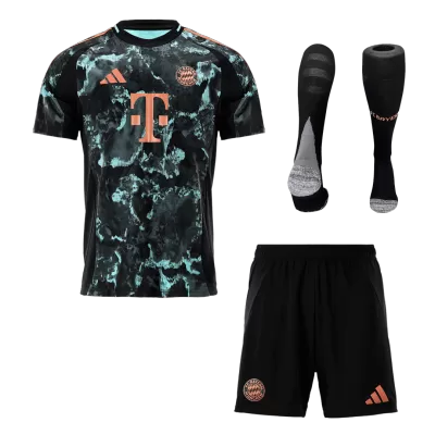 Bayern Munich Away Soccer Jersey Kit (Jersey+Shorts+Socks) - gojersey