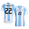 Argentina L.MARTÍNEZ #22 Home Jersey - gojersey