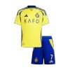 Al Nassr RONALDO #7 Home Soccer Jersey Kit Kids(Jersey+Shorts) - gojersey