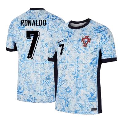 Portugal RONALDO #7 Away Jersey EURO - gojersey