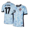 Portugal R.LEÃO #17 Away Soccer Jersey EURO - gojersey