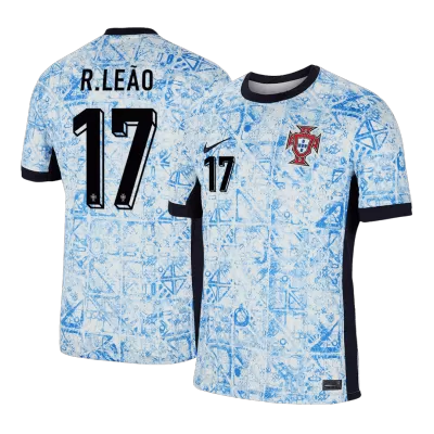 Portugal R.LEÃO #17 Away Soccer Jersey EURO - gojersey