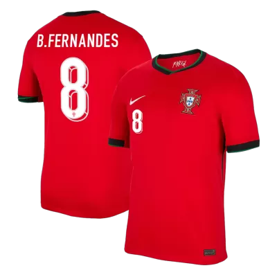 Portugal B.FERNANDES #8 Home Jersey EURO - gojersey