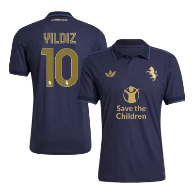 Juventus YILDIZ #10 Third Away Soccer Jersey Authentic- Save The Children Sponsor - gojersey