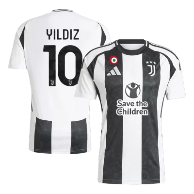 Juventus YILDIZ #10 Home Soccer Jersey - Save The Children Sponsor  - gojersey