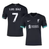Liverpool LUIS DÍAZ #7 Away Jersey - gojersey