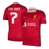 Liverpool LUIS DÍAZ #7 Home Soccer Jersey - UCL Edition - gojersey
