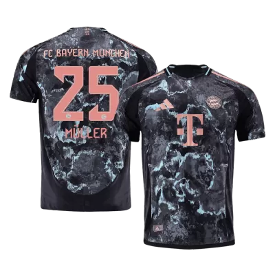Bayern Munich MÜLLER #25 Away Soccer Jersey Authentic - gojersey