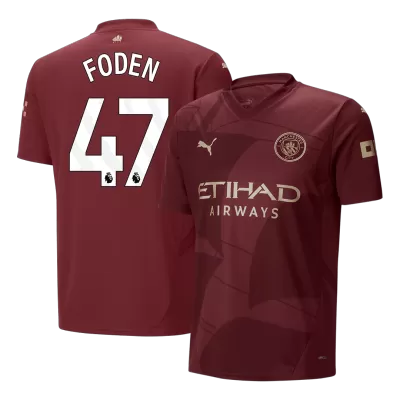 Manchester City FODEN #47 Third Away Soccer Jersey - gojersey