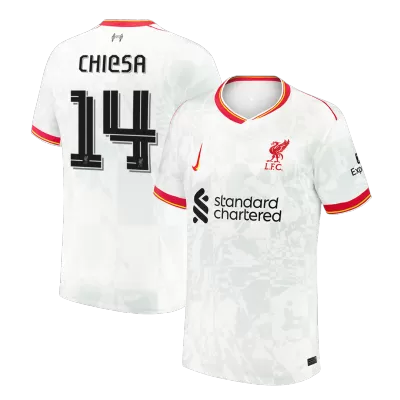 Liverpool CHIESA #14 Third Away Soccer Jersey - UCL Edition - gojersey