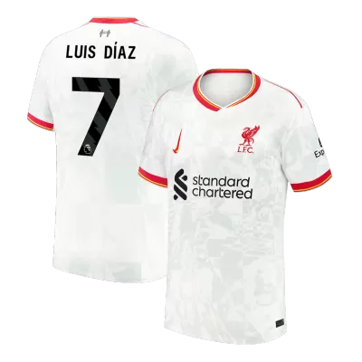Liverpool LUIS DÍAZ #7 Third Away Soccer Jersey - gojersey