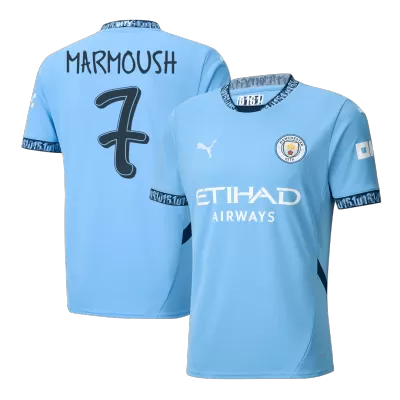 Manchester City MARMOUSH #7 Home Jersey - UCL Edition - gojersey