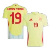 Spain LAMINE YAMAL #19 Away Jersey EURO - gojersey