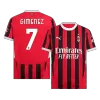 AC Milan GIMENEZ #7 Home Soccer Jersey - gojersey