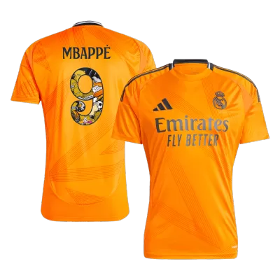 Real Madrid MBAPPÉ #9 Away Jersey - Bear Champ Font - gojersey
