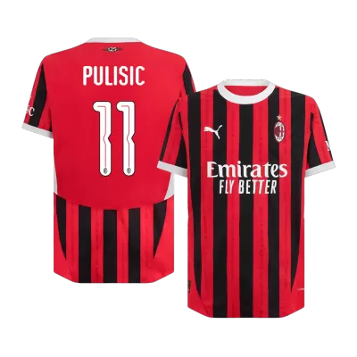 AC Milan PULISIC #11 Home Jersey Authentic - UCL Edition - gojersey