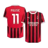 AC Milan PULISIC #11 Home Jersey Authentic - gojersey