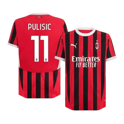 AC Milan PULISIC #11 Home Jersey Authentic - gojersey