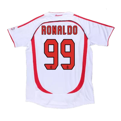 AC Milan RONALDO #99 Away Soccer Jersey Retro 2006/07 - gojersey