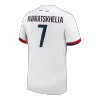 PSG KVARATSKHELIA #7 Away Jersey - gojersey