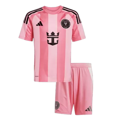 Inter Miami CF Home Soccer Jersey Kit 2025 Kids(Jersey+Shorts) - gojersey