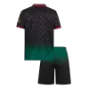 Kid's AC Milan Fourth Away Soccer Jersey Kit(Jersey+Shorts) Green&Black - gojersey