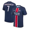 PSG KVARATSKHELIA #7 Home Soccer Jersey Authentic - gojersey