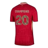 Liverpool CHAMPIONS #20 Home Soccer Jersey Authentic - gojersey