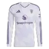 Manchester United Long Sleeve Away Soccer Jersey 2025/26 - gojersey