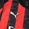 Kid's AC Milan Home Soccer Jersey Kit(Jersey+Shorts+Socks) 2025/26 Red&Black - gojersey