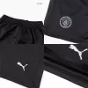 Kid's Manchester City Away Soccer Jersey Kit(Jersey+Shorts+Socks) 2025/26 Black - gojersey
