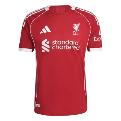 Liverpool Home Soccer Jersey Authentic 2025/26 - gojersey