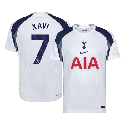 XAVI #7 Authentic Tottenham Hotspur Home Soccer Jersey 2025/26 White - gojersey