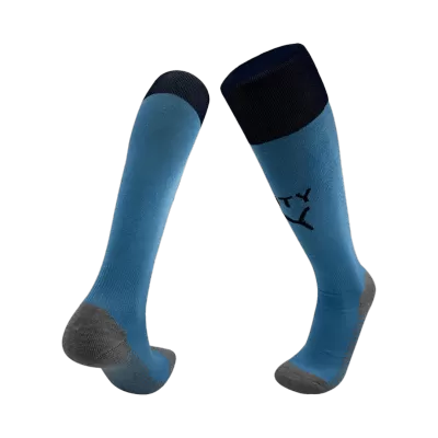 Manchester City Home Soccer Socks Kid - gojersey