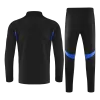 Manchester United Sweatshirt Kit 2025/26 - Black (Top+Pants) - gojersey