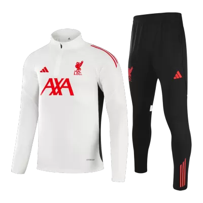 2025/26 Liverpool Sweatshirt Kit - White (Top+Pants) - gojersey