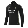 Kid's Real Madrid Zipper Sweatshirt Kit(Top+Pants) 25/26 Black - gojersey